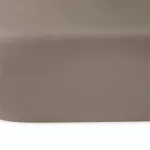 Prześcieradło satyna bawełniana ciemny beż 041/200x220 - 2