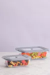 KIL-Pojemnik hermetyczny szklany 1,5l Rectangl NFS - 9