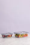 KIL-Pojemnik hermetyczny szklany 1,5l Rectangl NFS - 12