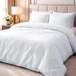 Poszewka hotelowa na zakładkę GŁADKA biała/40x40 - 2