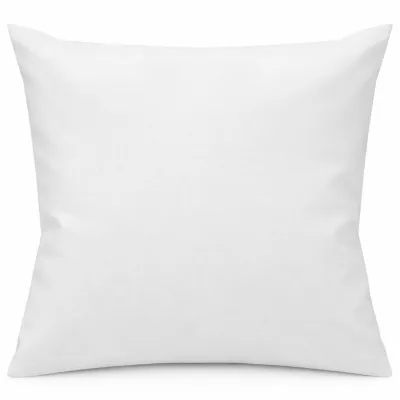 Poszewka hotelowa na zakładkę GŁADKA biała/40x40