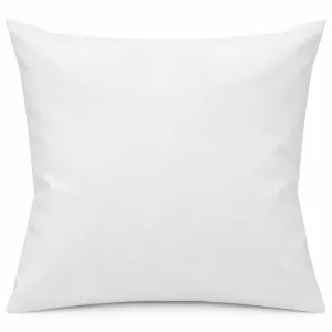 Poszewka hotelowa na zakładkę GŁADKA biała/40x40