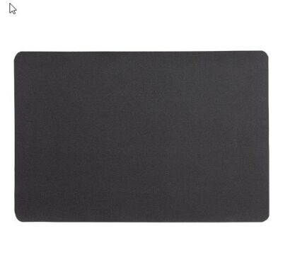 KELA-Podkładka z ekoskóry na stół czarna Kimara