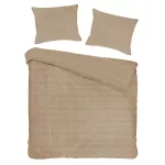 Pościel satyna bawełniana MARSELA LIGHT BROWN/180x200 EXCLUSIVE - 8