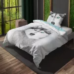 Pościel bawełna 160x200+1p70x80 Husky - 2