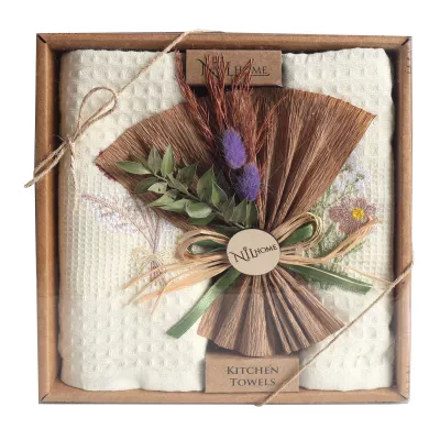Komplet ręczników kuchennych bawełnianych NILTEKS/2x40x60/574