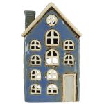 Domek ceramiczny granatowy Nyhavn tealight Ib Laursen - 8