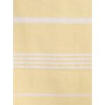Ręcznik bawełniany hammam żółty/biały 170x100 cm Ottomania - 2