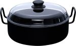 Patelnia do duszenia z pokrywką 28 cm Riess - 3