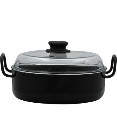 Patelnia do duszenia z pokrywką 28 cm Riess