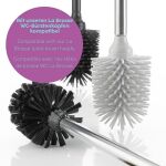 KELA-Szczotka toaletowa czarna-dąb Cube - 3