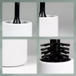 KELA-Szczotka do toalet biała Sana - 3