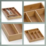 KELA-Wkład na sztućce do szuflad bambusowy Kalma - 2