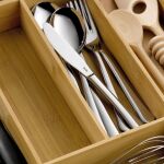 KELA-Wkład na sztućce do szuflad bambusowy Kalma - 3