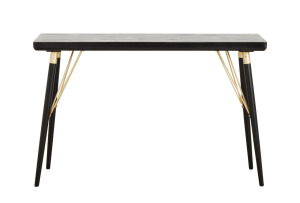 Konsola stolik Black Wood Nordal