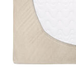 Prześcieradło flanela z gumką JASNY BEŻ/220x200 - 3