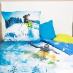 Pościel bawełna 160x200+1p70x80 Snowboard - 2
