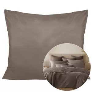 Poszewka satyna bawełna sepia 043/50x80