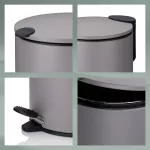 KELA-Kosz na śmieci 12 l czarny Mats - 3