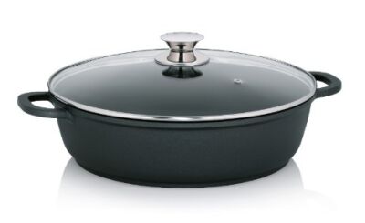 KELA-Naczynie okrągłe 5l +szklana pokrywka Kerros