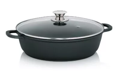 KELA-Naczynie okrągłe 5l +szklana pokrywka Kerros