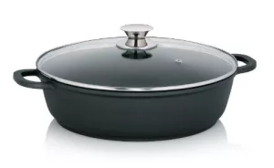 KELA-Naczynie okrągłe 5l +szklana pokrywka Kerros