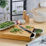 KELA-Deska z wysuwaną tacką 36x27cm  bambus Kenina - 5