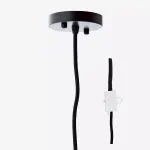 Lampa sufitowa bambusowa 57 x 28,5 cm Madam Stoltz - 3