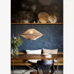 Lampa sufitowa bambusowa 57 x 28,5 cm Madam Stoltz - 2