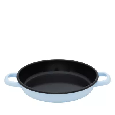 Patelnia emaliowana do jajek i innych potraw 22 cm jasnoniebieska RIESS