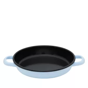 Patelnia emaliowana do jajek i innych potraw 22 cm jasnoniebieska RIESS