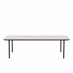 Savoye Coffee Table 50 x 120 cm Ceramic Beige - 2