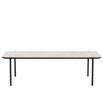 Savoye Coffee Table 50 x 120 cm Ceramic Beige