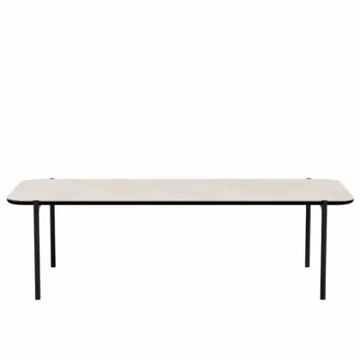 Savoye Coffee Table 50 x 120 cm Ceramic Beige
