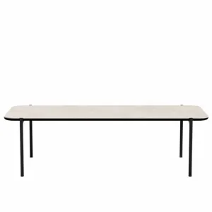 Savoye Coffee Table 50 x 120 cm Ceramic Beige