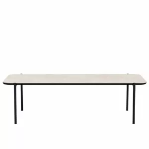 Savoye Coffee Table 50 x 120 cm Ceramic Beige