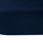 Prześcieradło satyna bawełniana ciemny granat 026/160x220 - 2
