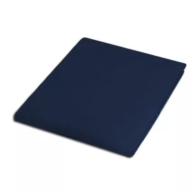 Prześcieradło satyna bawełniana ciemny granat 026/160x220