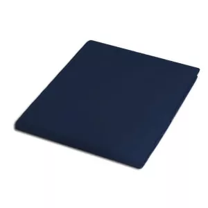 Prześcieradło satyna bawełniana ciemny granat 026/160x220