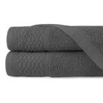 Ręcznik D Bawełna 100% Solano Ciemny Popiel (P) 50x90+70x140 kpl. - 2