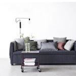 Duża lampa ścienna metalowa czarna House Doctor - 5