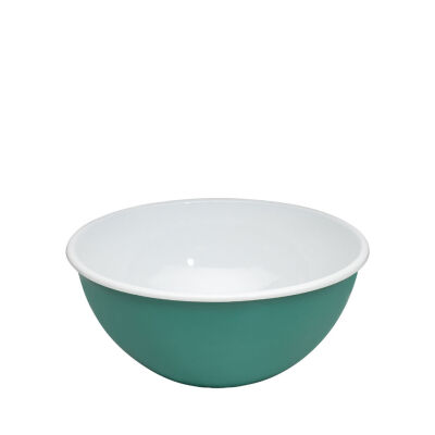 Miska emaliowana 22 cm NATURE GREEN Riess 