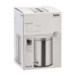 KELA-Kosz na śmieci 3 l stalowy mat Torre - 6
