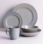 MC- Talerz obiadowy, szary, Reactive Linear - 3