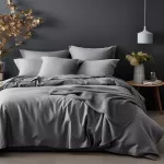Poszewka satyna bawełna popiel 024/50x60. - 3