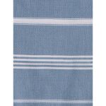 Ręcznik bawełniany hammam jeans blue/biały 170x100 cm Ottomania - 2