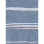 Ręcznik bawełniany hammam jeans blue/biały 170x100 cm Ottomania - 2