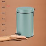 KELA-Kosz na śmieci 3 l jasnozielony Monaco - 3