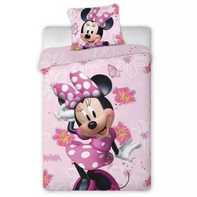 Pościel bawełna 140x200+1p70x90 Myszka Minnie 002
