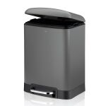 KELA-Kosz stalowy na śmieci 6 l szary Davino - 2